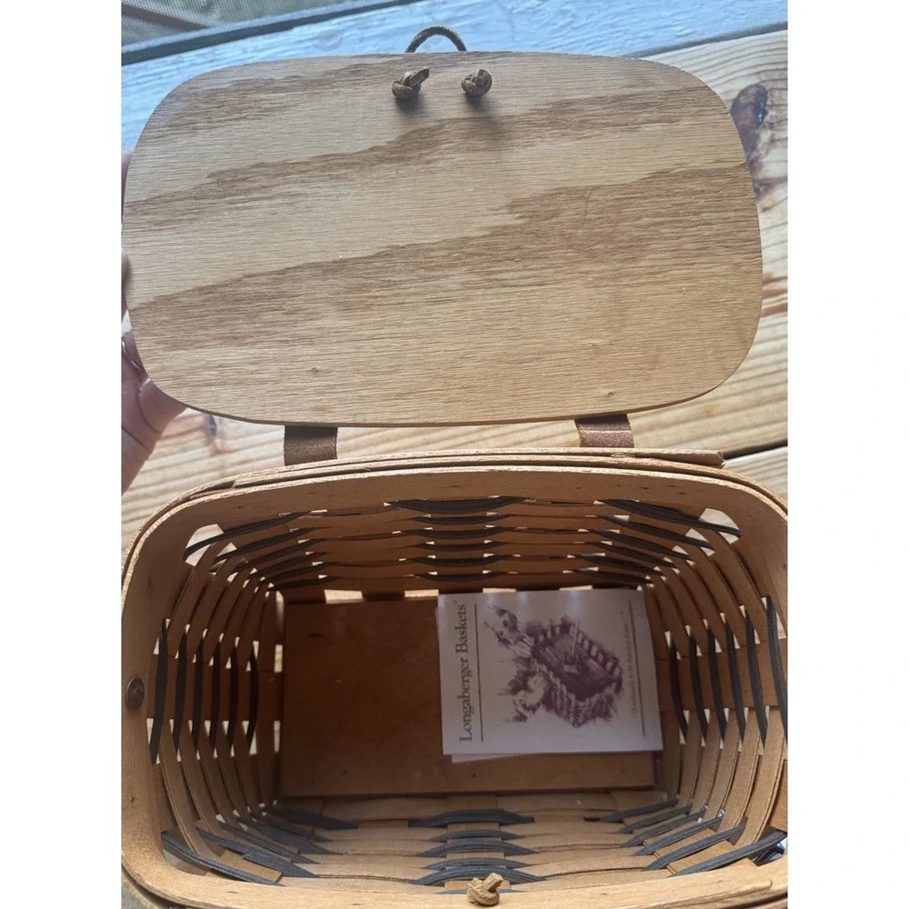 Vintage Longaberger Basket‎ w/ Lid 1994 Forever Yours Sweetheart Hostess + Tags